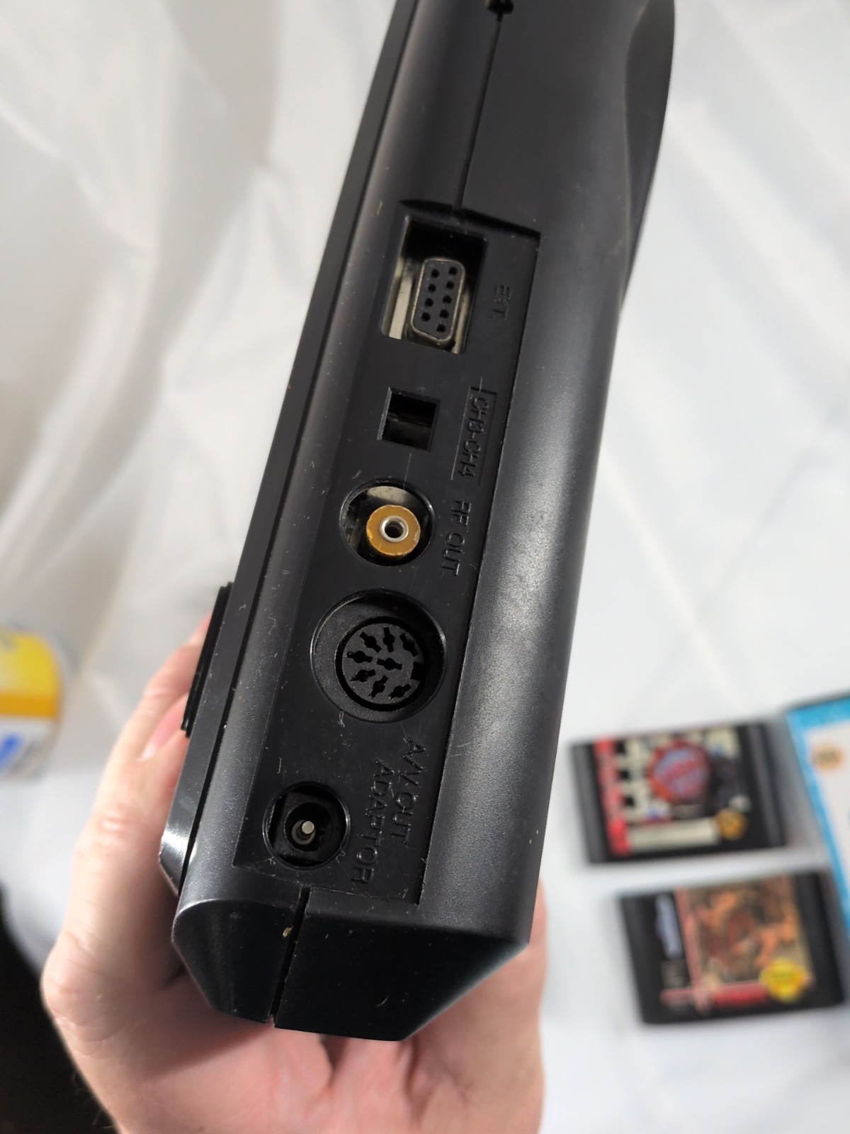 Original SEGA GENESIS Console MK-1601 System + Controller Cords 3 Games Tested