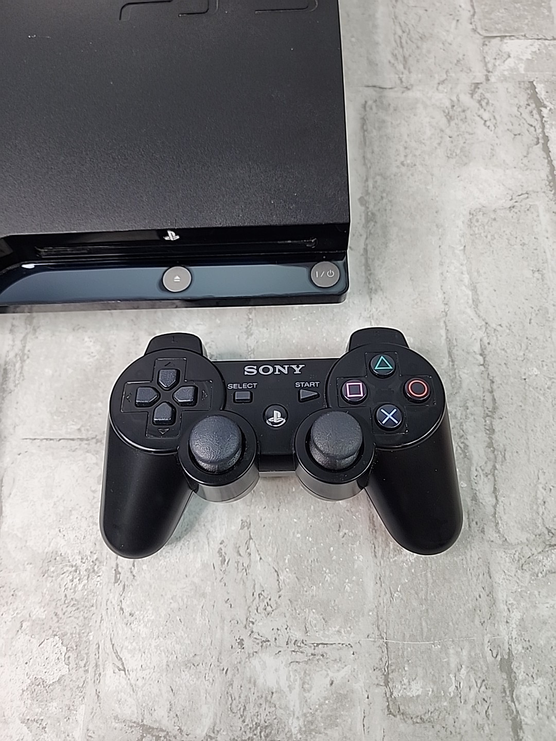 Sony Playstation PS3 120GB Slim Console CECH-2001A w/ Controller, Remote & Games