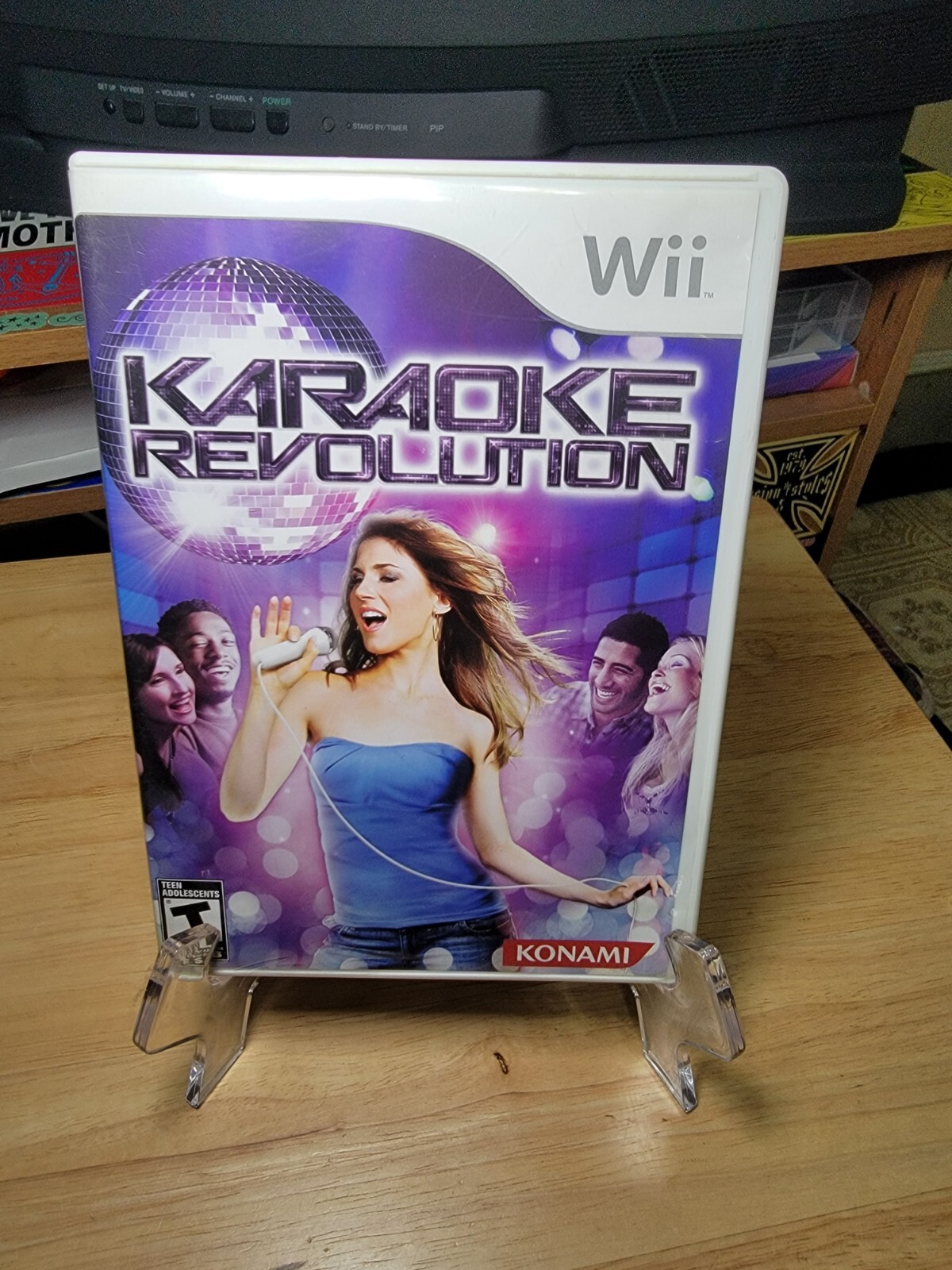 Nintendo Wii Black Console With Games. TV NOT INCLUDED.