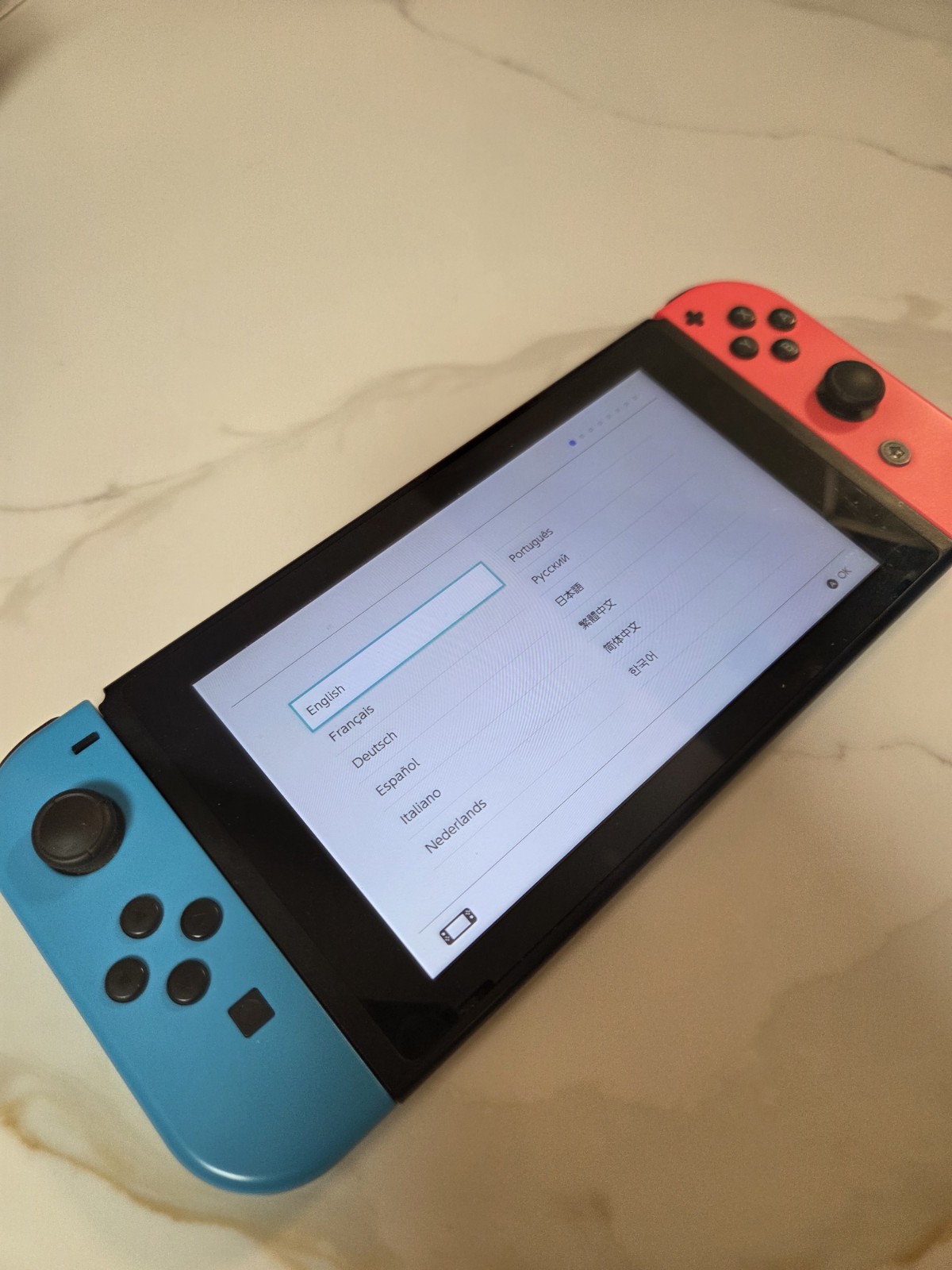 Nintendo Switch Console 128GB With Dock, Joycon Grip, And Travel Case