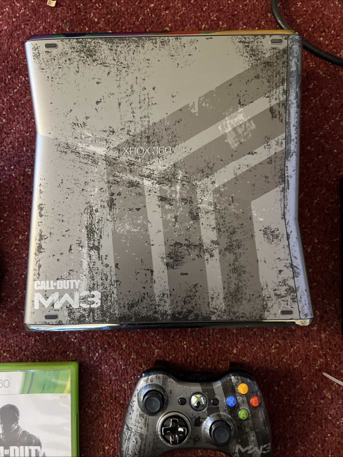 Call of Duty MW3 Edition Xbox 360 Slim 320GB Bundle Adult Owned 7 Game Lot ❤️