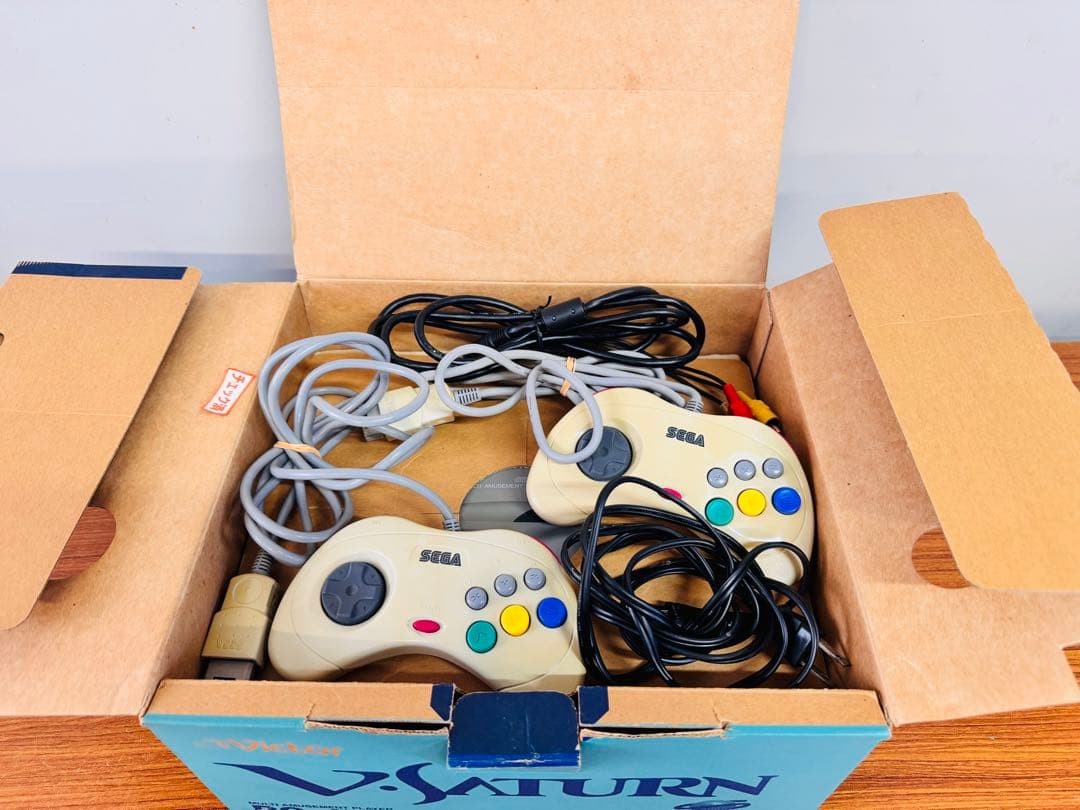 VICTOR V SATURN Console RG-JX2 Tested System «NTSC-J» Game Tested Good