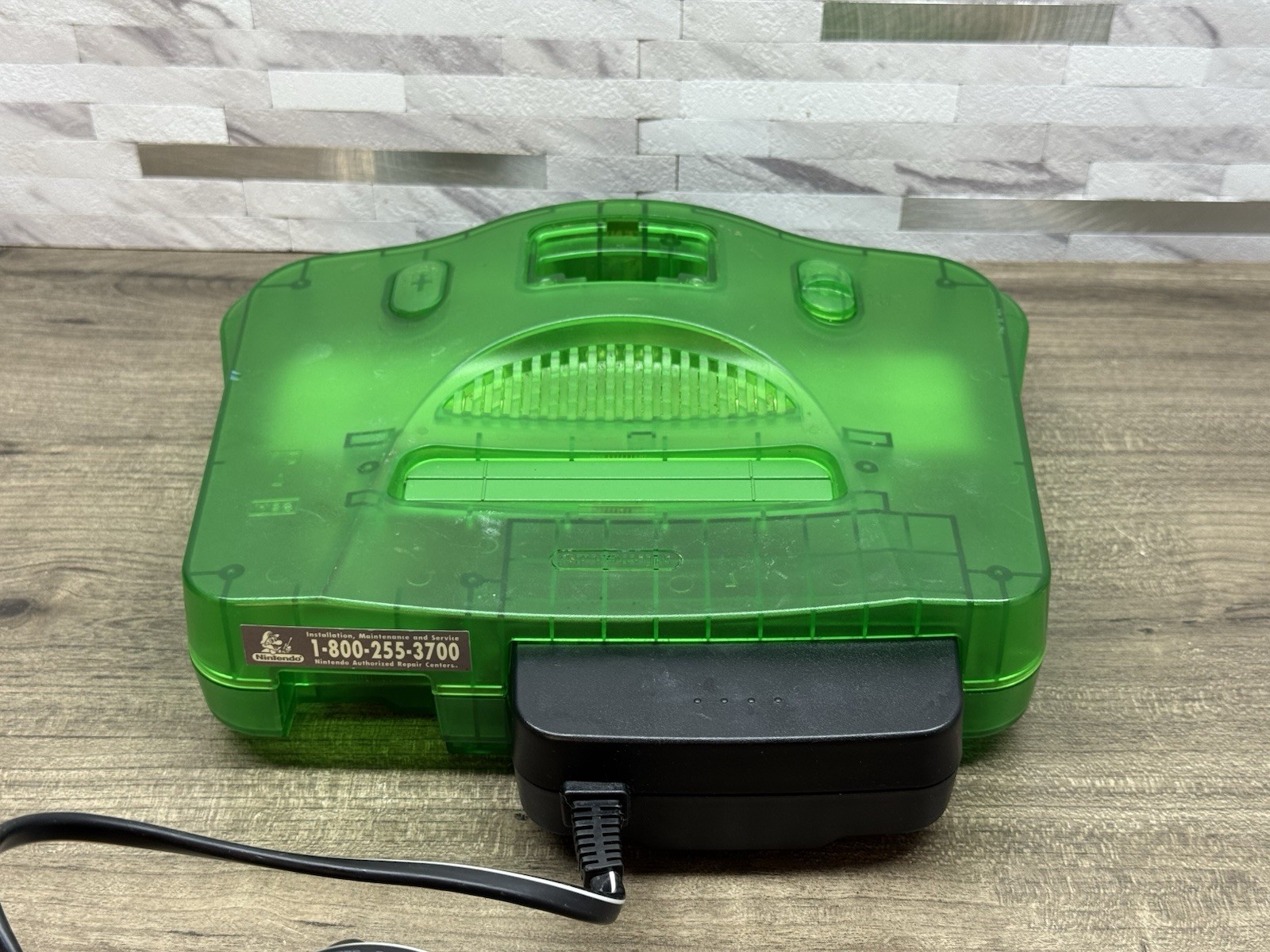 Nintendo 64 Console Only Jungle Green No Expansion Pack -UNTESTED Powers On