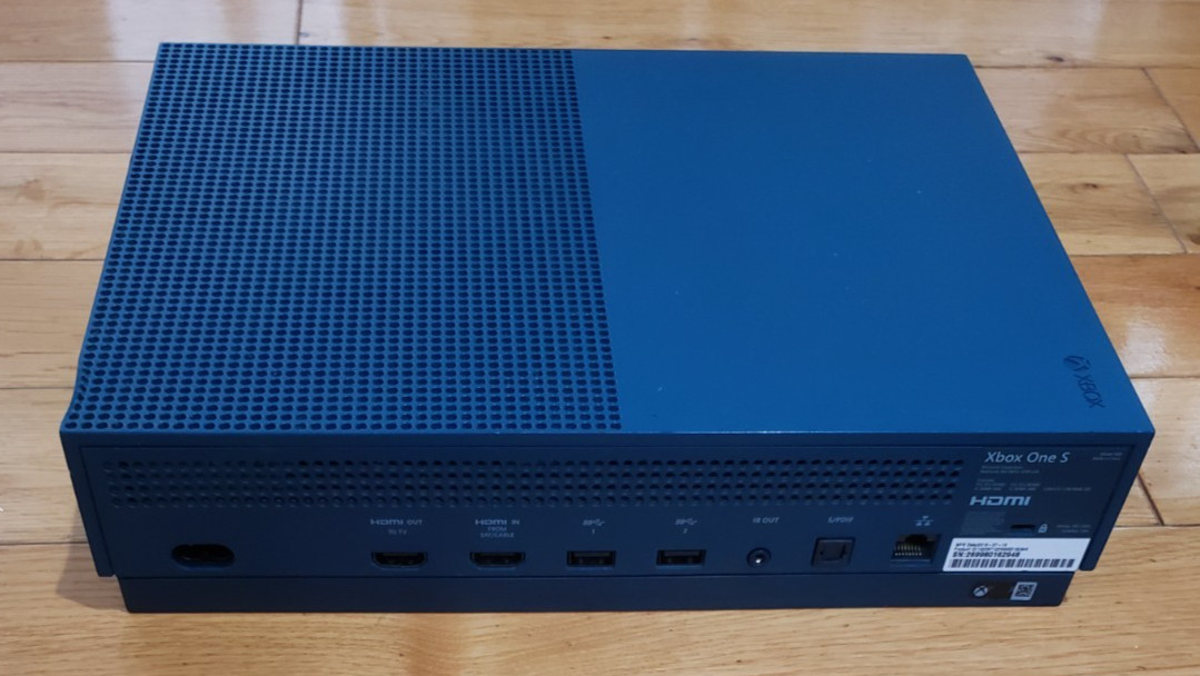 Xbox One S 500GB DEEP BLUE Special Ed. Console 1681 Bundle, Controller, TESTED
