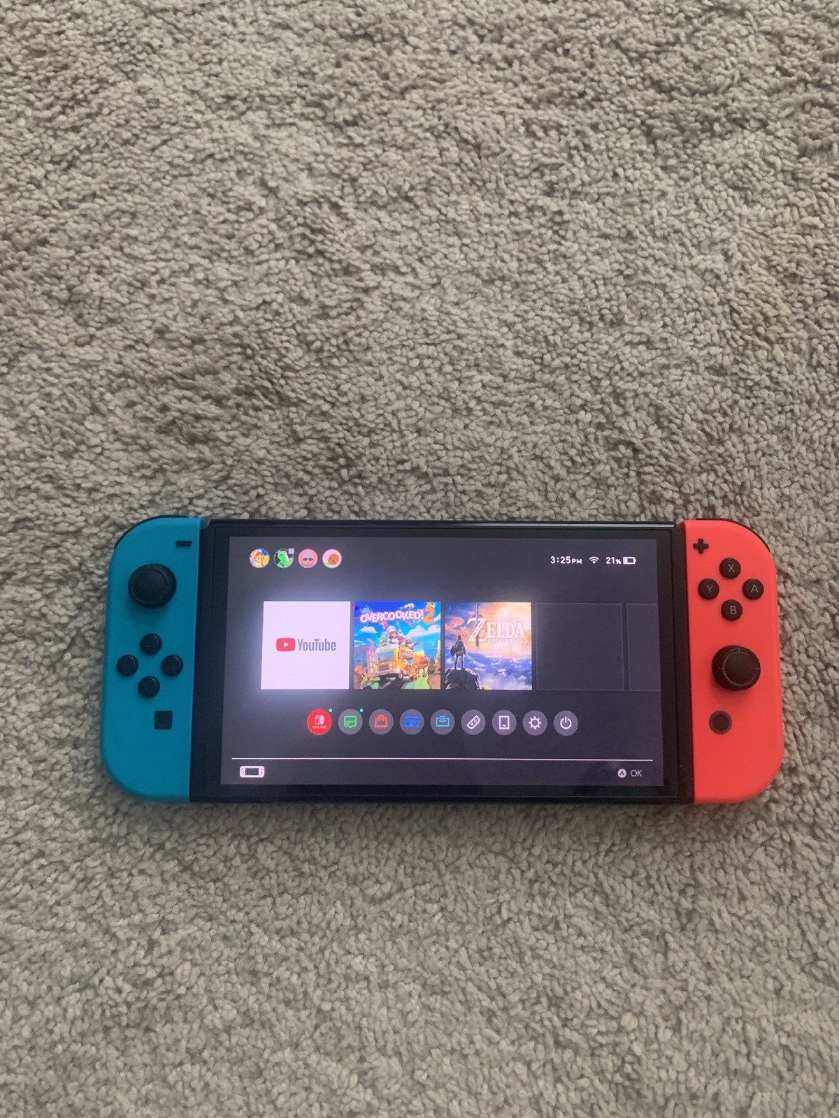 Nintendo Switch OLED Model HEG-001 Handheld Console – 64GB – Black/Neon Red/Neon