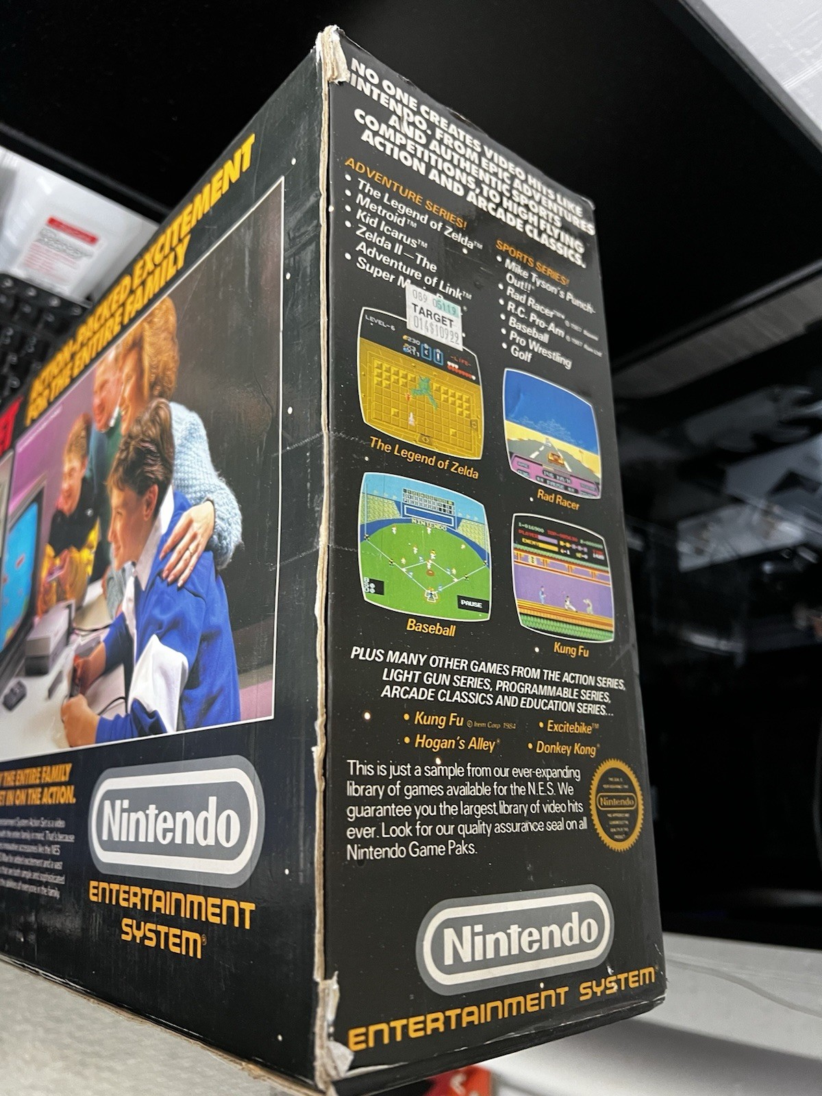 Nintendo NES Action Set video game console CIB, – Near Mint condition box