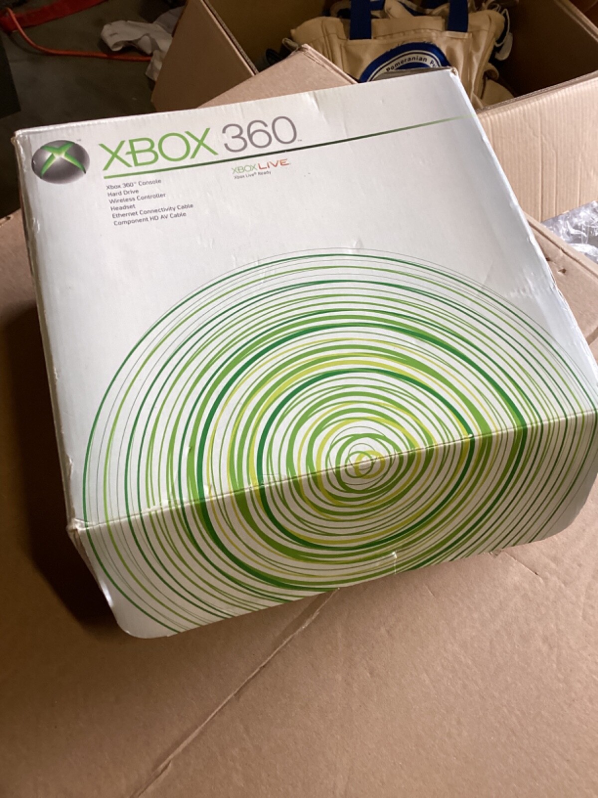 Microsoft XBox 360 Pro 4GB White Video Game Console Gaming System 360P Kids Room