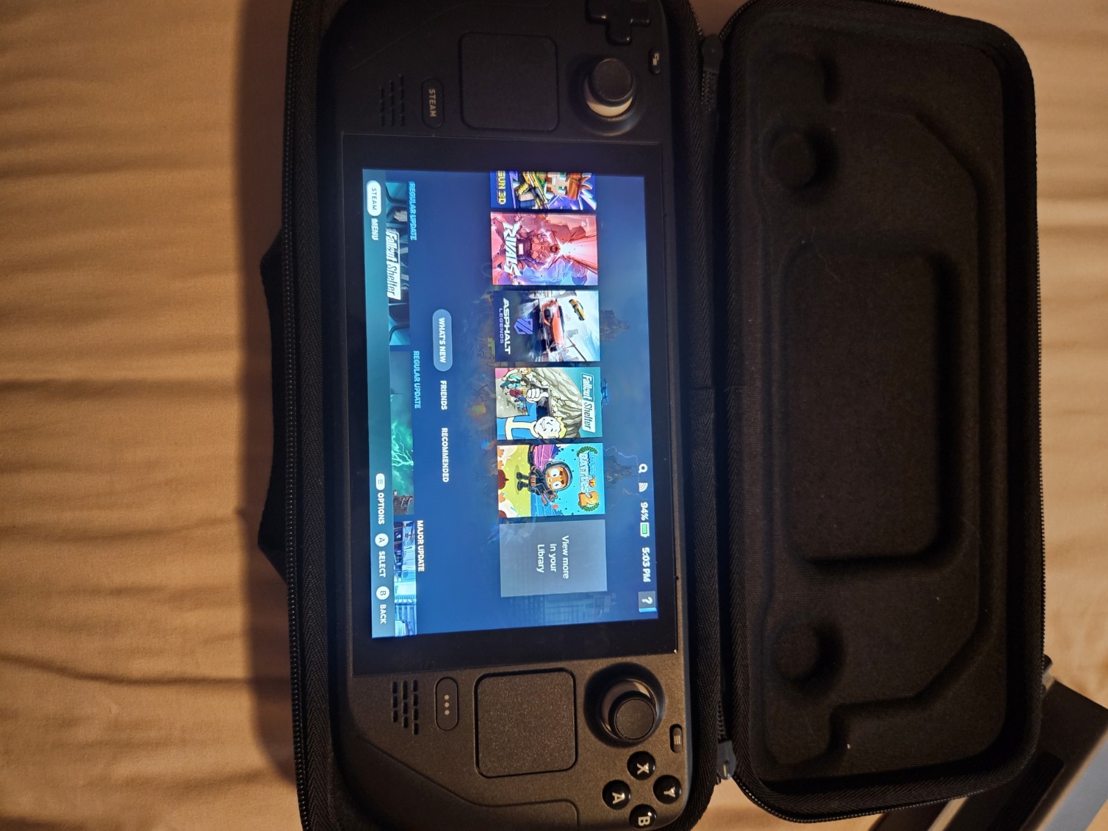 Valve Steam Deck 1TB LCD SSD INTERNAL UPGRADE Wi-Fi USB-C w/ Case Dock/Stand