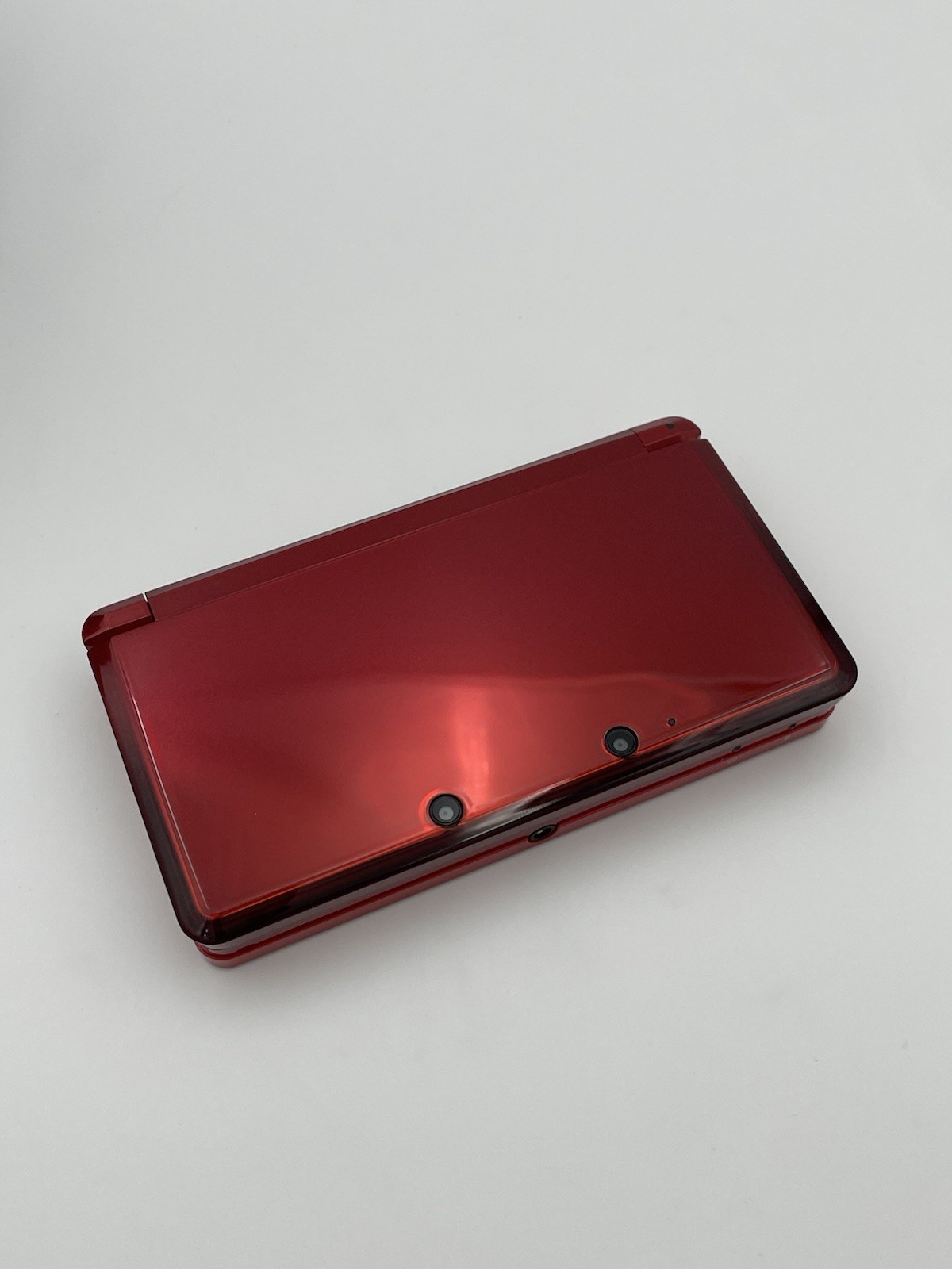 Nintendo 3DS Flame Red Lot With 11 Games Charger & Pen TESTED WORKING