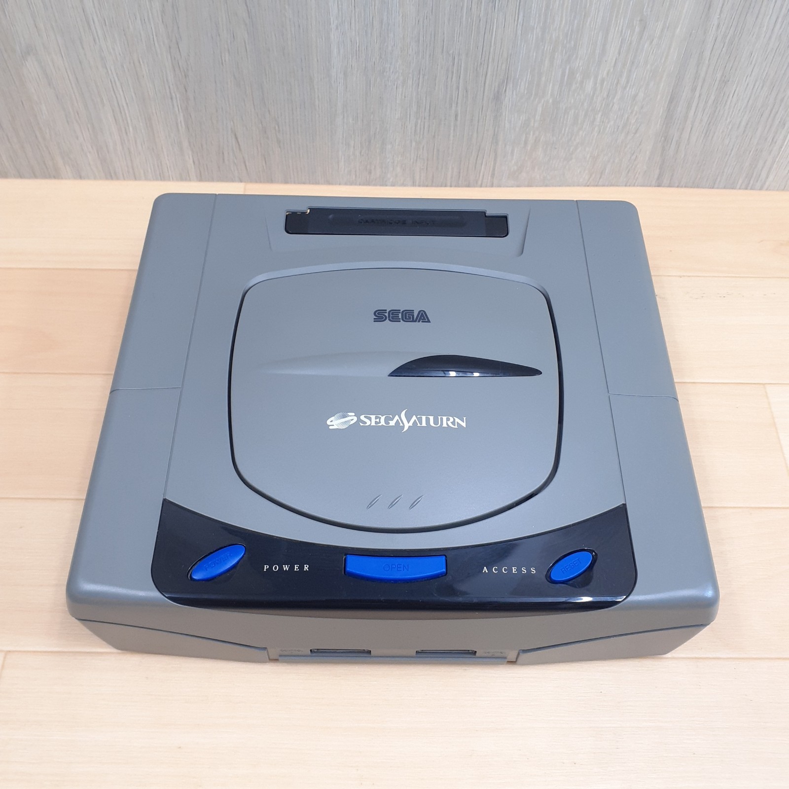 Sega Saturn Gray Console Japanese System Bundle with controller & 6 games 912