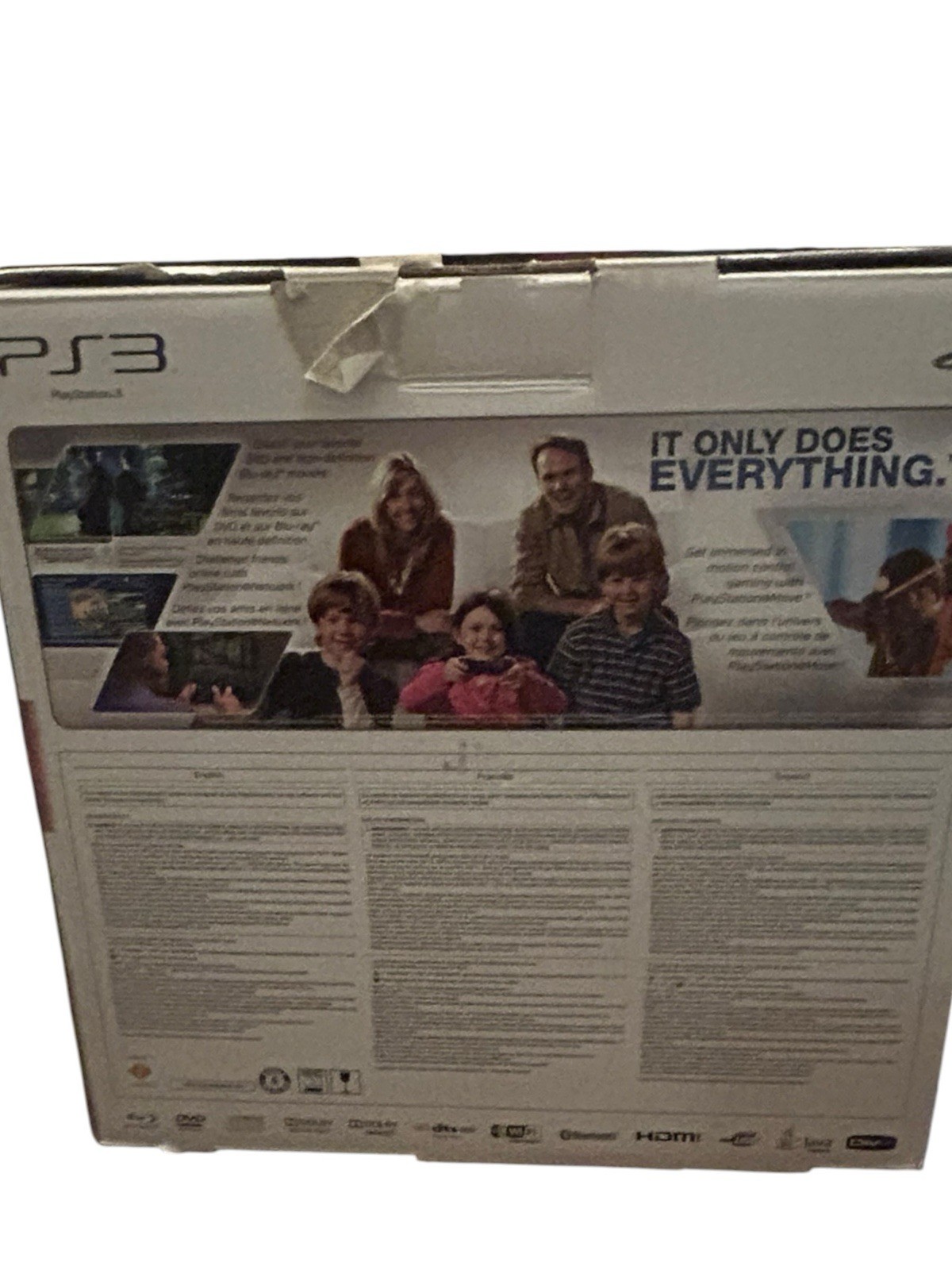 Sony PS3 Slim 160GB Console Bundle OEM Controllers CIB Tested CECH-3001A