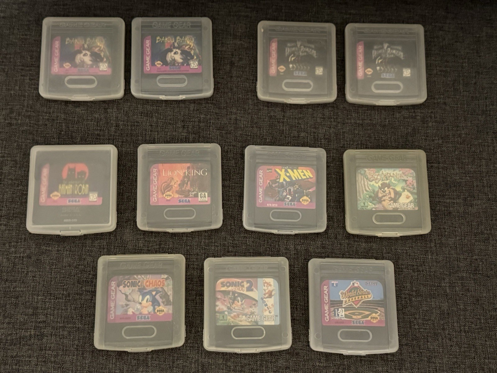 2 Game Gears With VS Link Cable and 11 Games Plus Accessories!