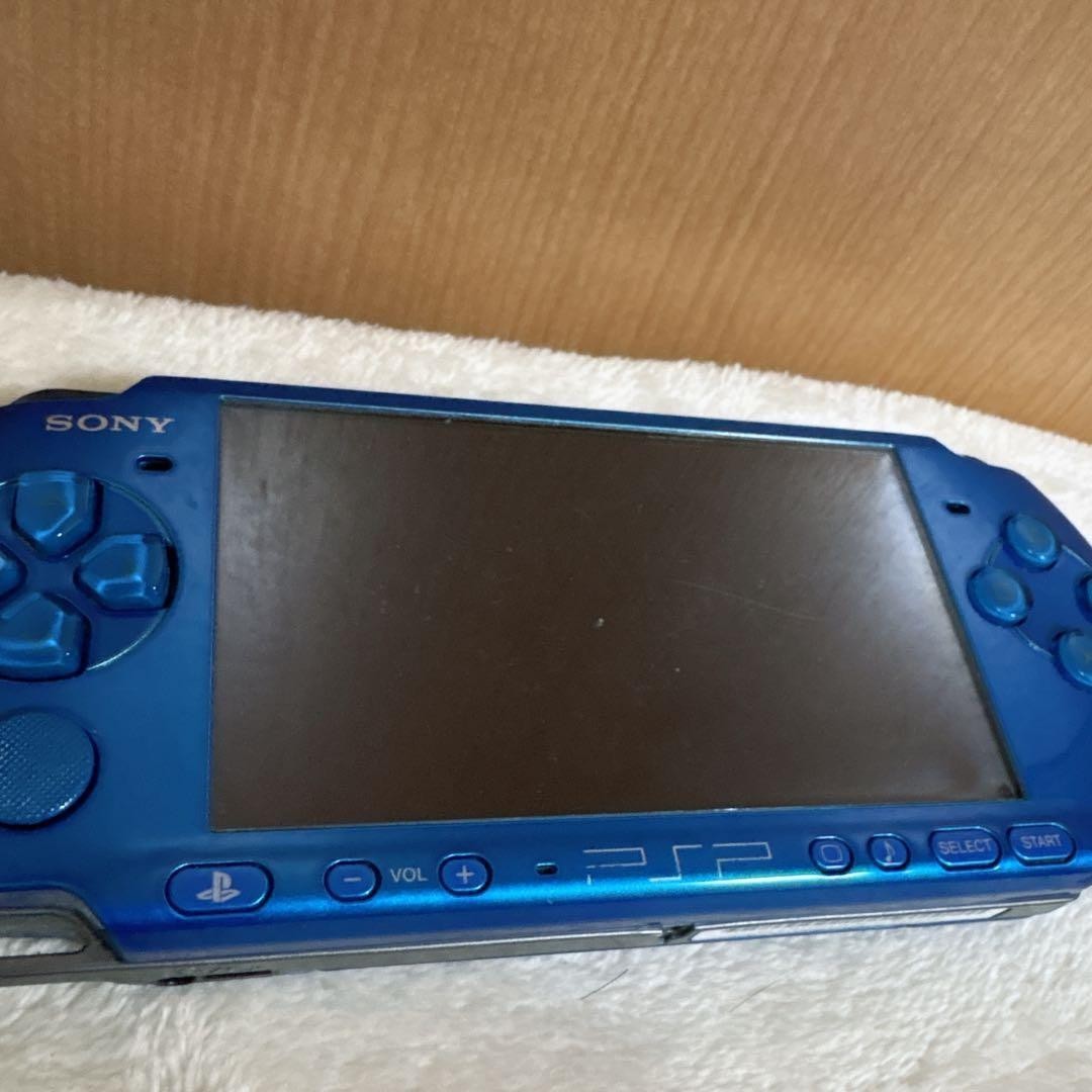 Sony PSP-3000 PSP 3000 Console Vibrant Blue VB Working Tested English language