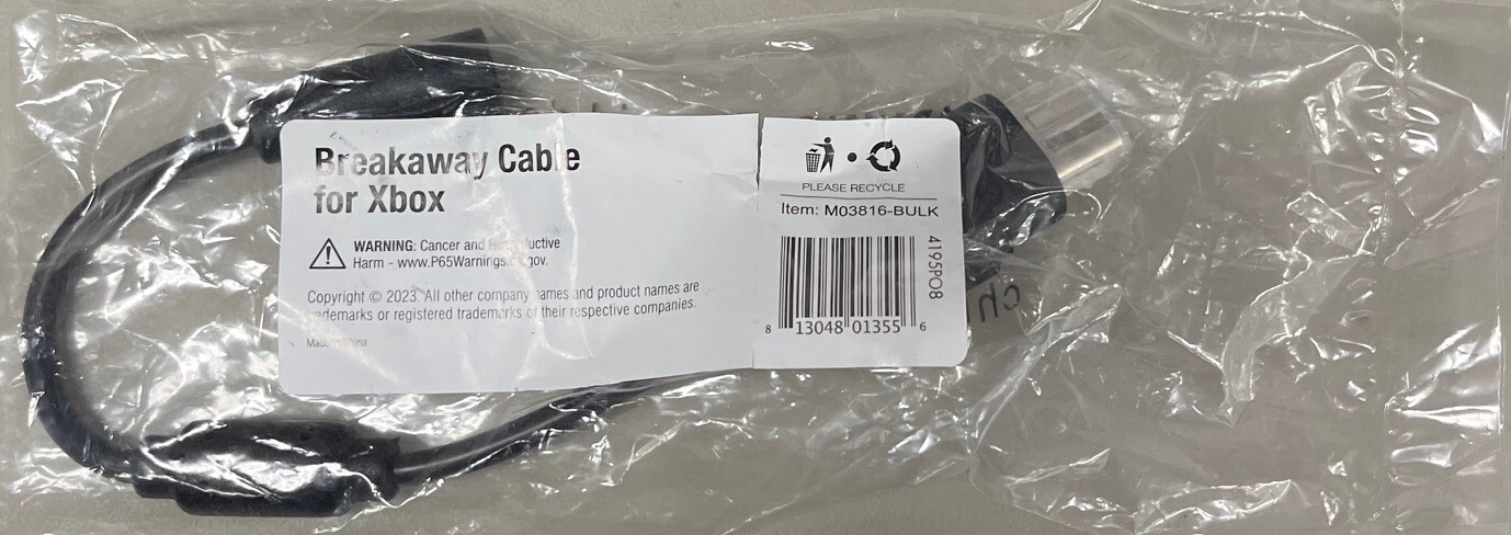 Xbox Breakaway Cable