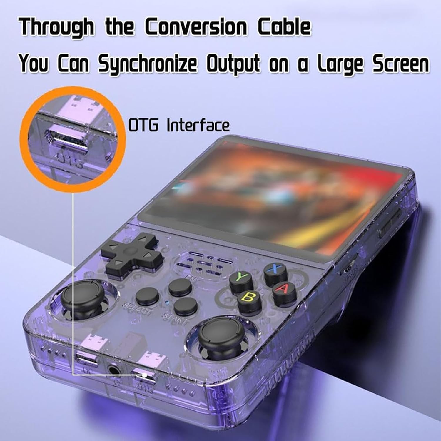 R36S Retro Handheld Video Game Console 64/128GB Linux System 3.5 Inch IPS Screen