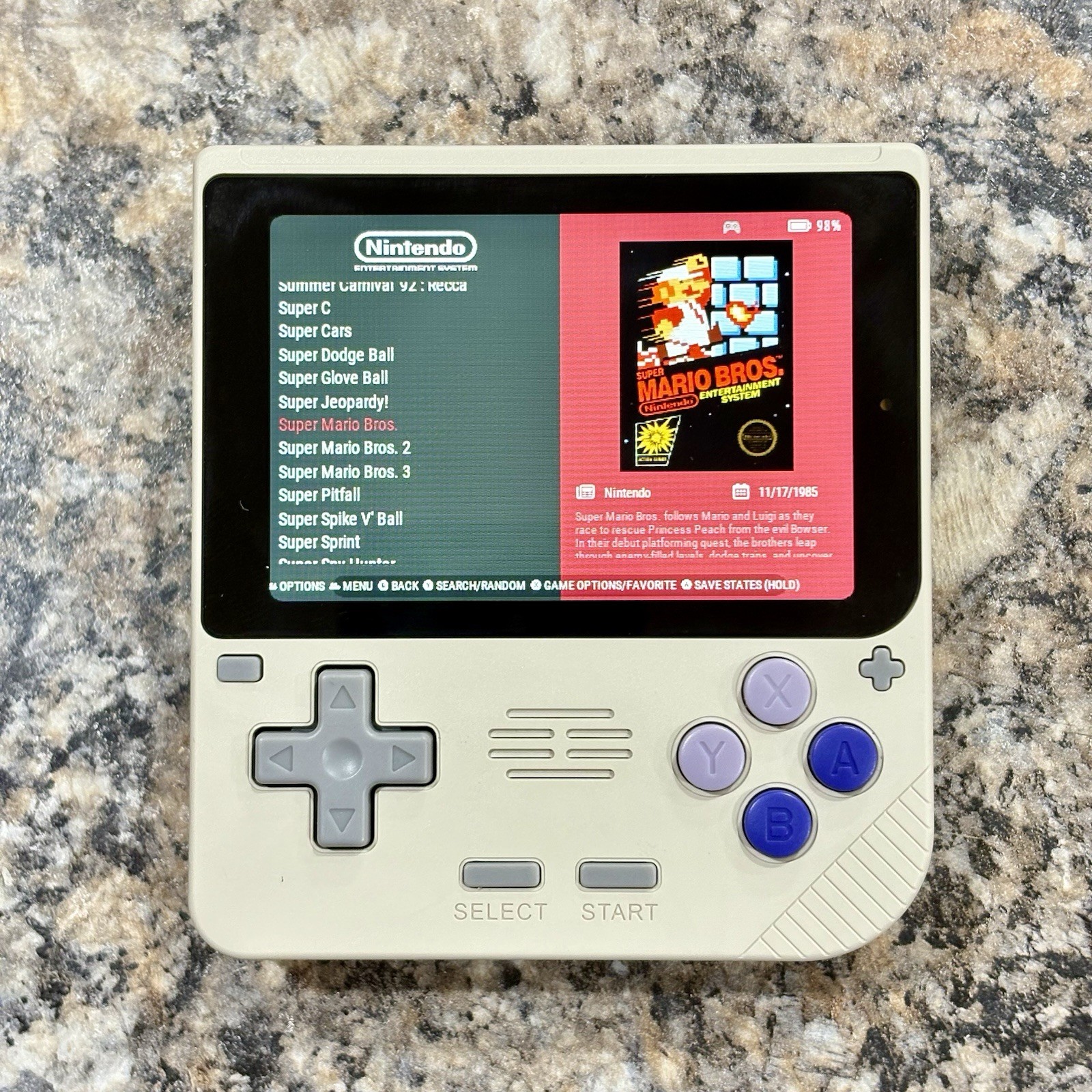 New PowKiddy V10 Gaming Handheld New 64GB Card Custom Loaded Ready To Play