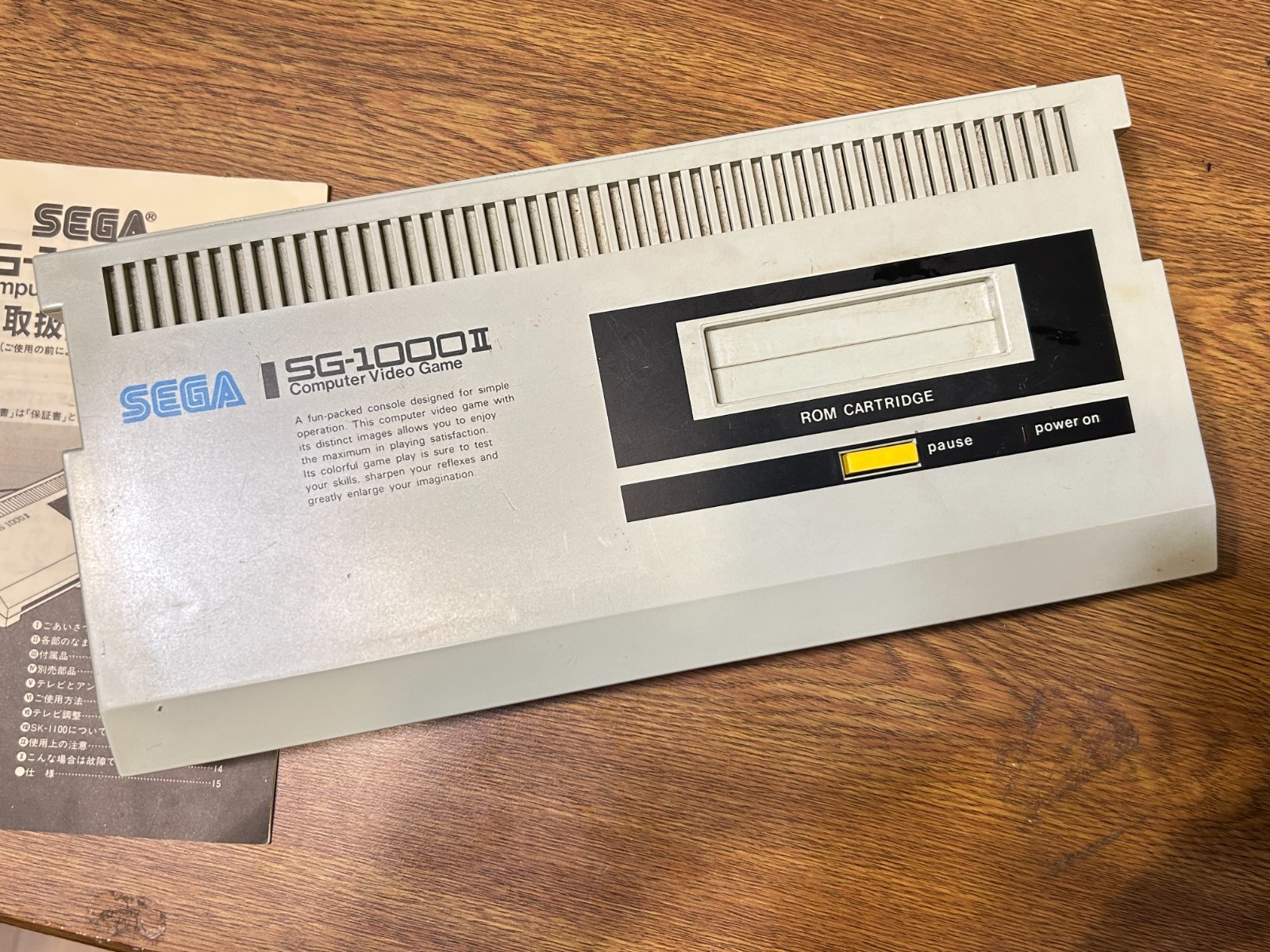 Sega Japan Vintage Game Console SG 1000Ⅱ SG-1000