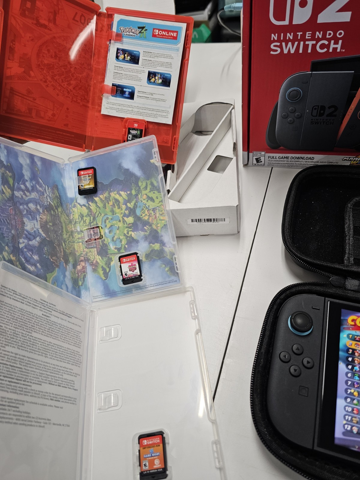 Nintendo Switch 2 Console Bundle w/ Dock, Joy-Cons, Mario Kart World, Case