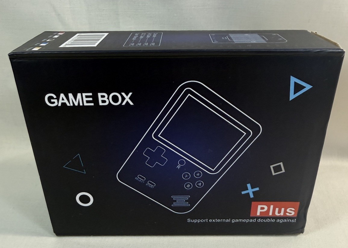 Game Box Plus Handheld Video Game Console Black USB Composite RCA Gamepad
