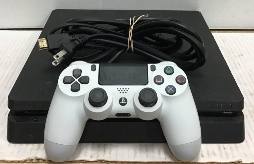 (MA3) Sony PlayStation 4 Slim PS4 1TB Console – Black (CUH-2215B)