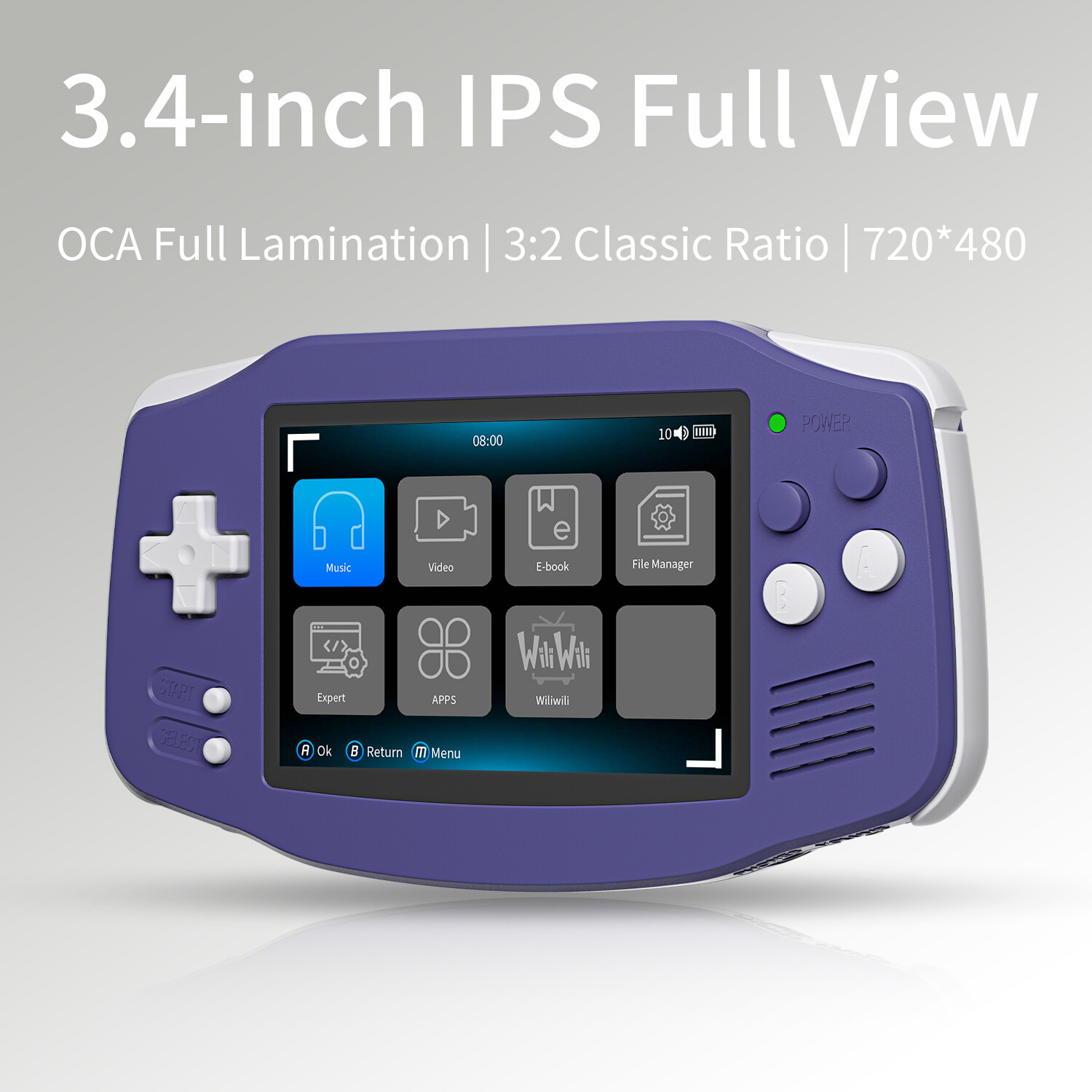 ANBERNIC RG 34XX Handheld Game Console 3.4′ Linux 64-bit 3500mAH RG34XX Gifts