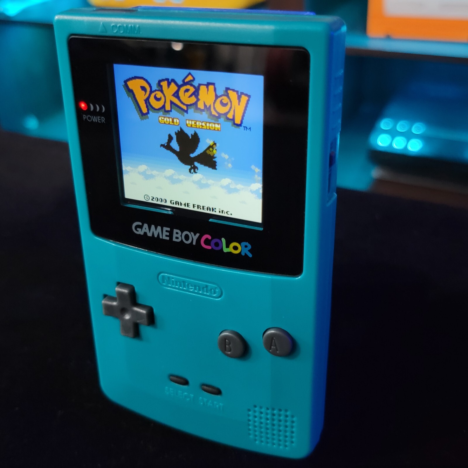 Teal Gameboy Color IPS Console Backlit LCD Screen GBC Game Boy