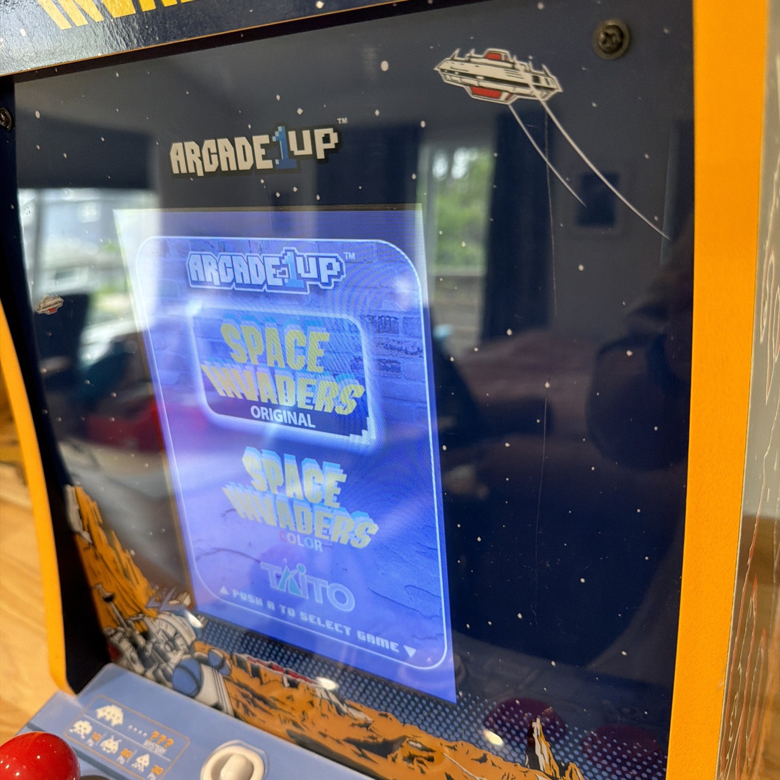 Arcade 1Up Space Invaders Counter-Cade – Tested & Working