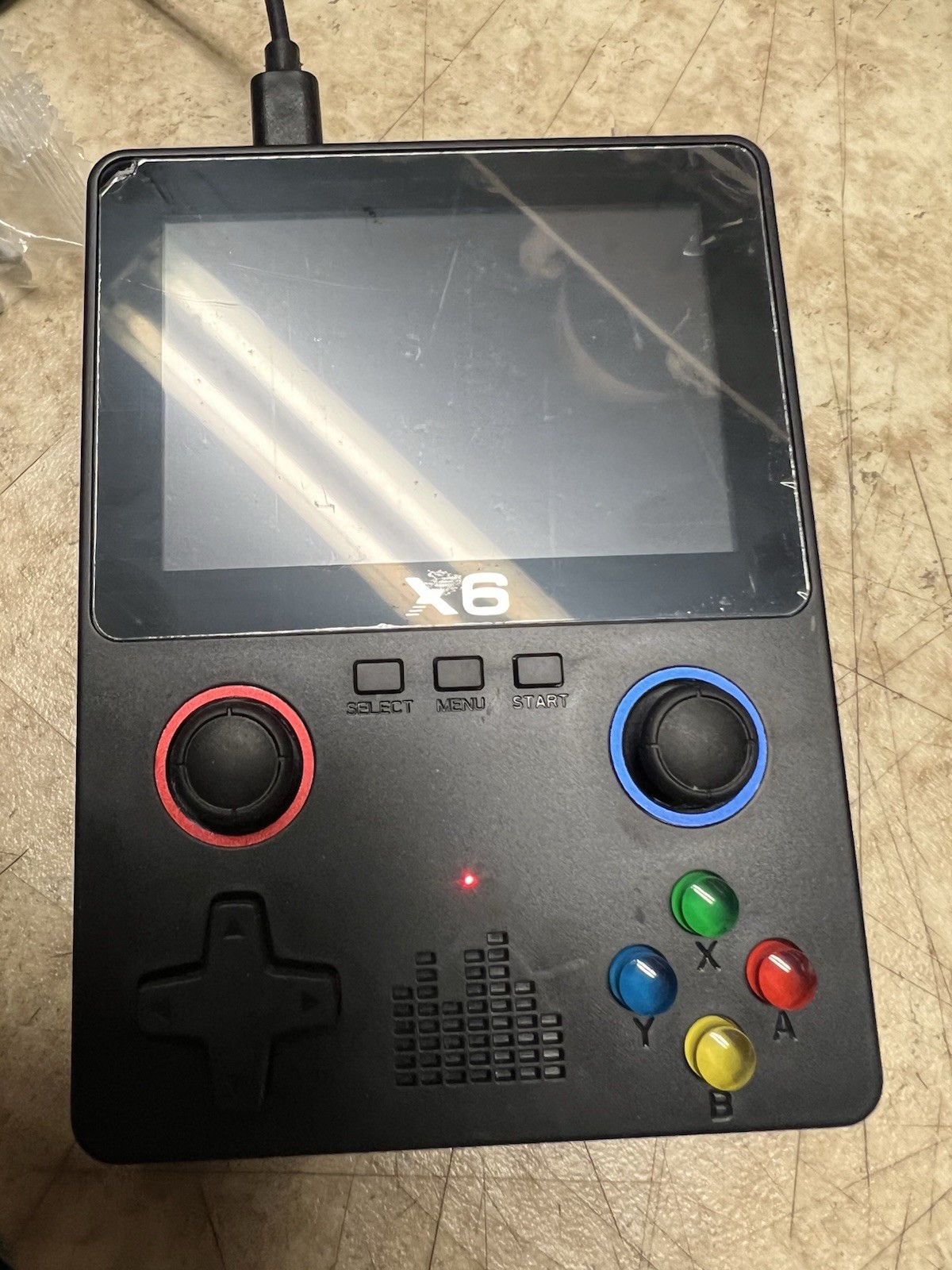 Retro Handheld Game Console-Model X6-Dual Joystick-640 Res & 480 Pix-3.5″ screen