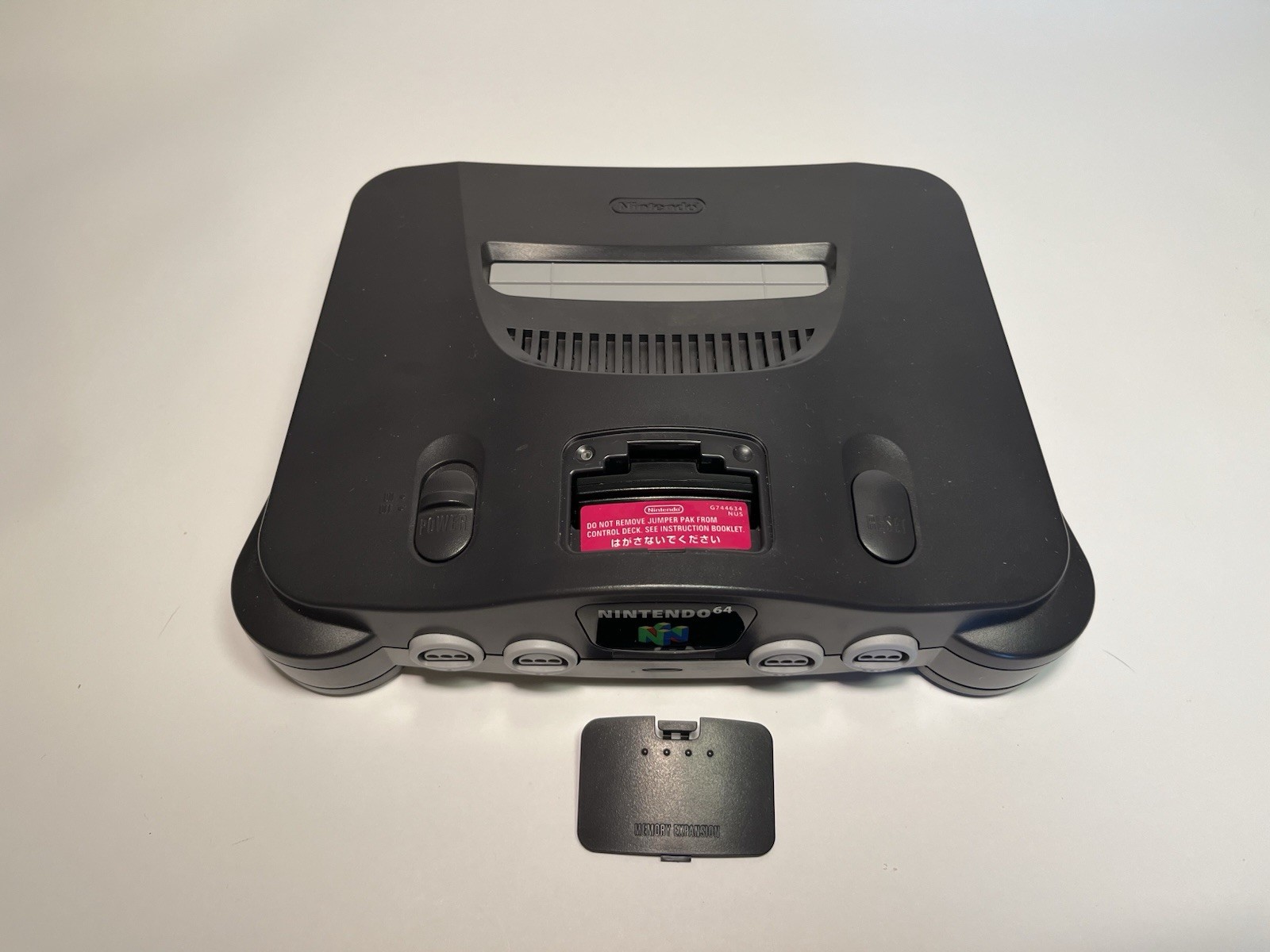 Nintendo 64 N64 NUS-001 Console Bundle 2 OEM Controllers + Turok 2 Game WORKING