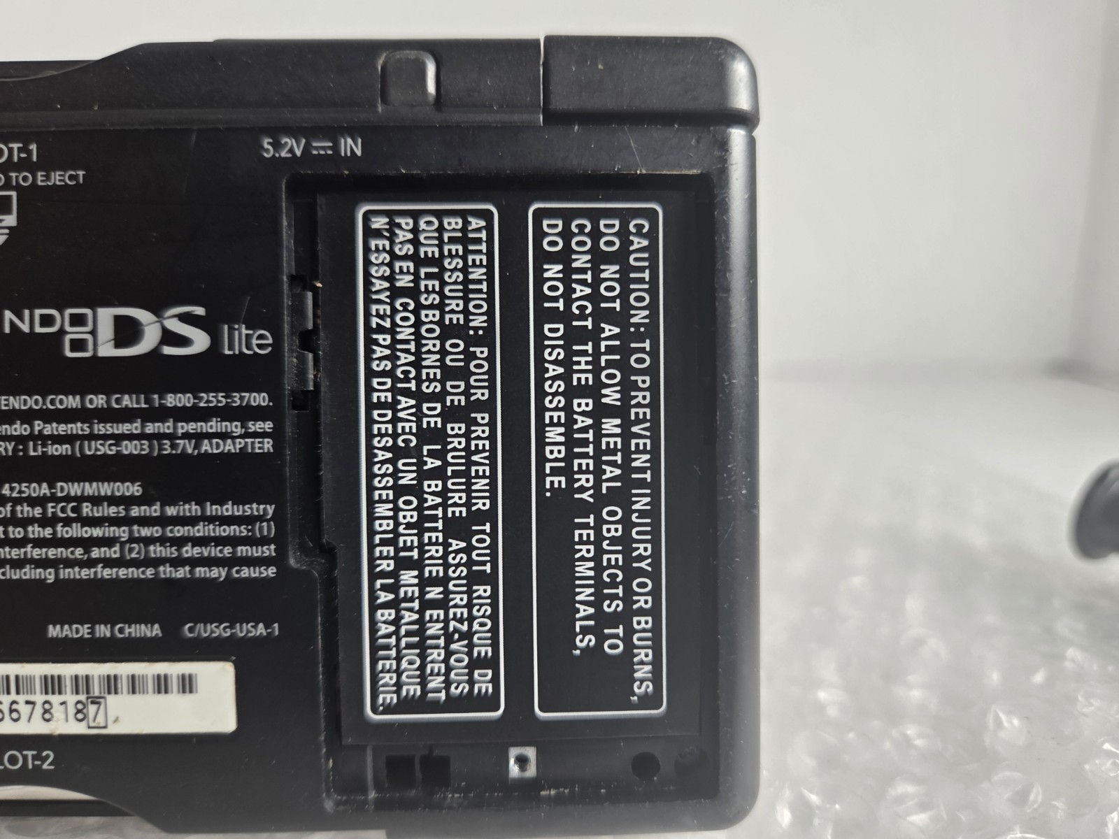 Nintendo DS Lite Crimson Handheld System Red/Black Tested Charger New Battery