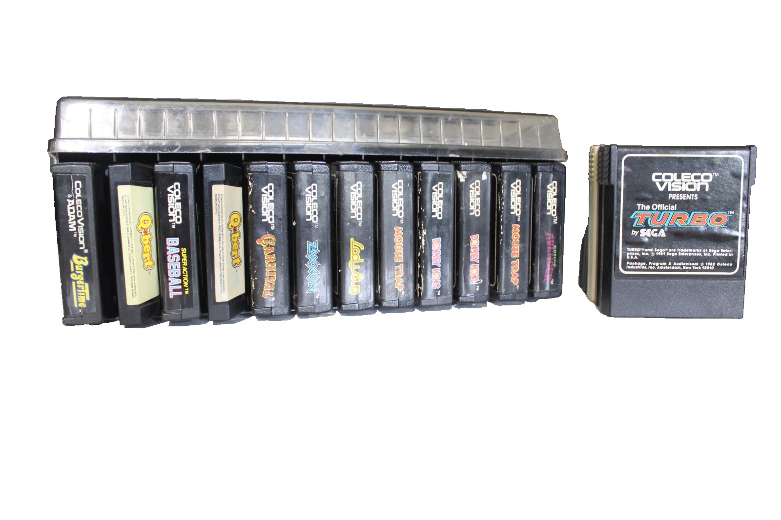Vintage ColecoVision Console Lot with Expansion Module 1 and 2 UNTESTED