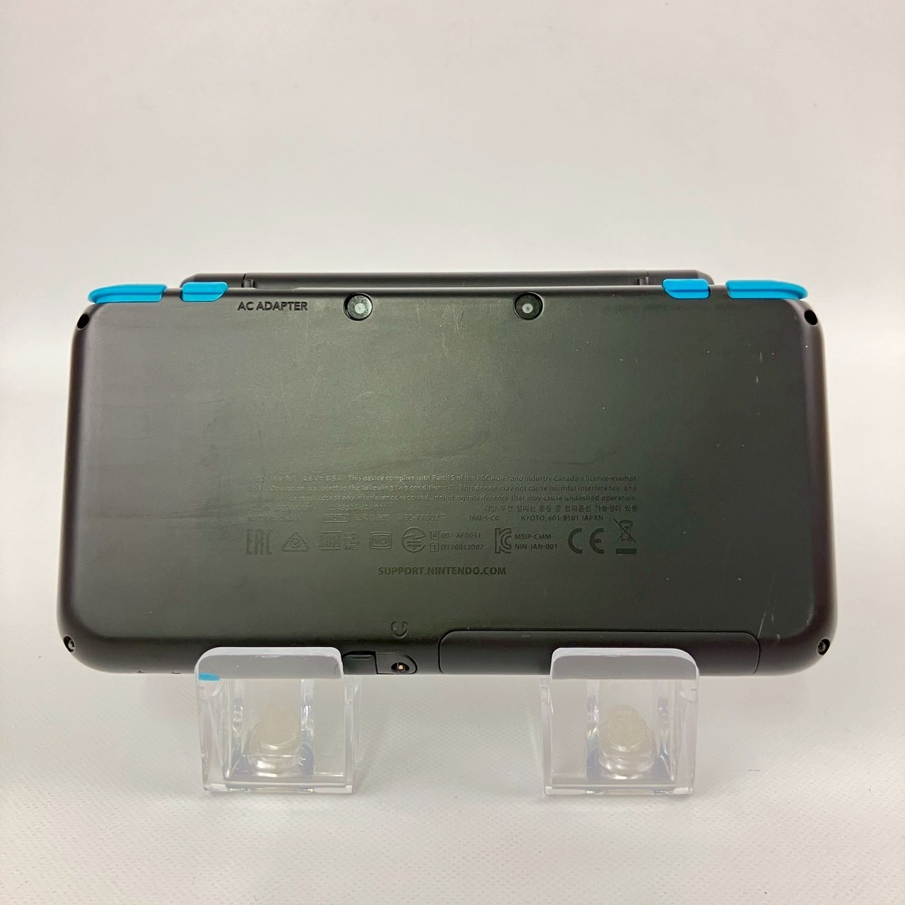 Nintendo new 2DS XL LL Turquoise x Black Console Boxed A Rank Japanese Only 194