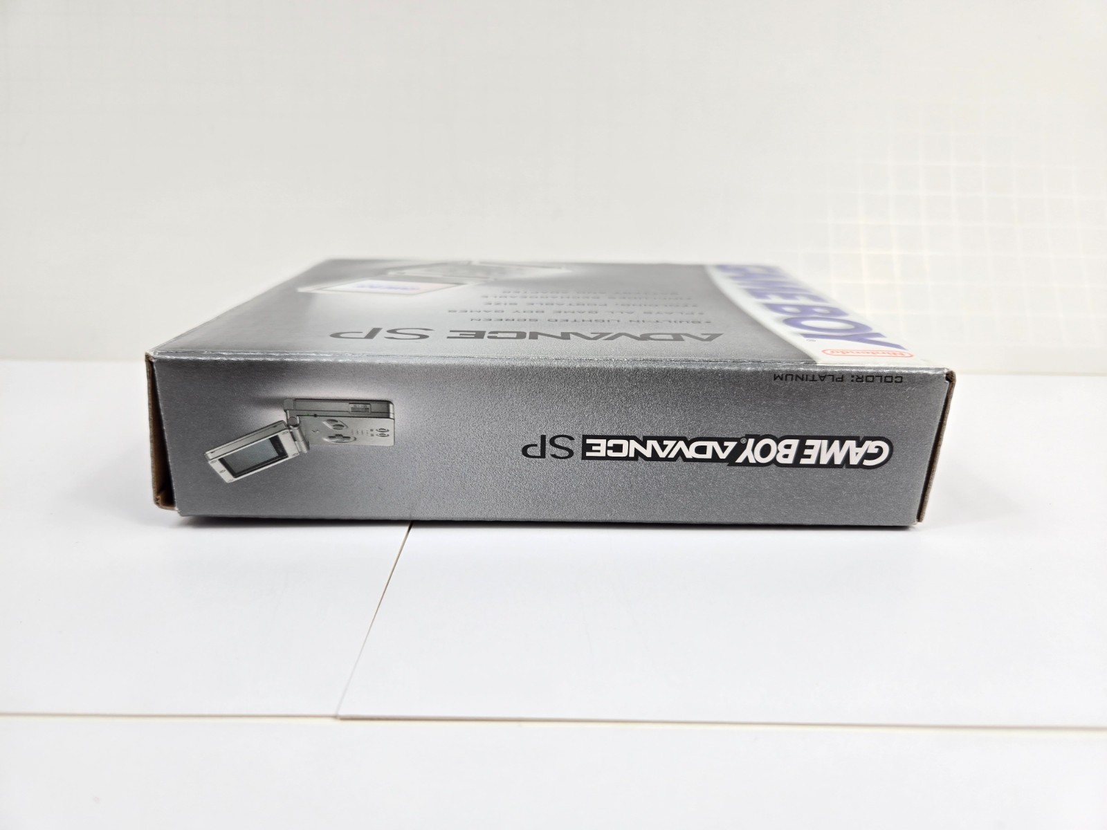 Nintendo Game Boy Advance SP Silver Handheld Console Complete W/ Box