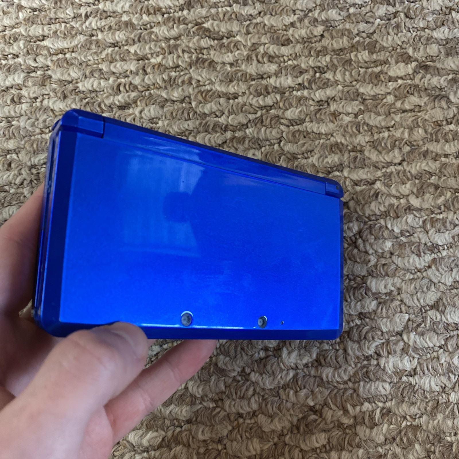 Nintendo 3DS Luigi’s Mansion: Dark Moon Cobalt Blue System w/Charger FREE Ship!