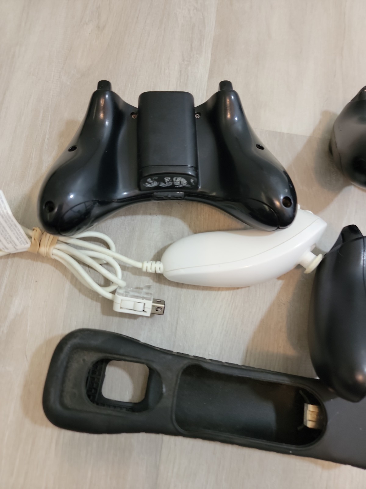 Mixed Video Game Console Accessories Lot – Controllers Cords Adapters