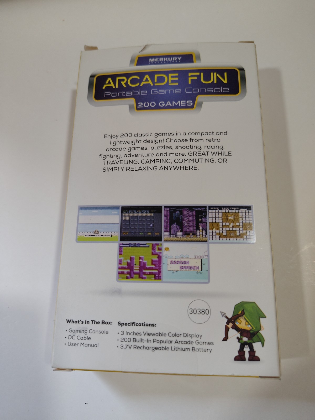 Merkury Innovations Arcade Fun Portable Game Console 200 Games 2025 (New/Sealed)