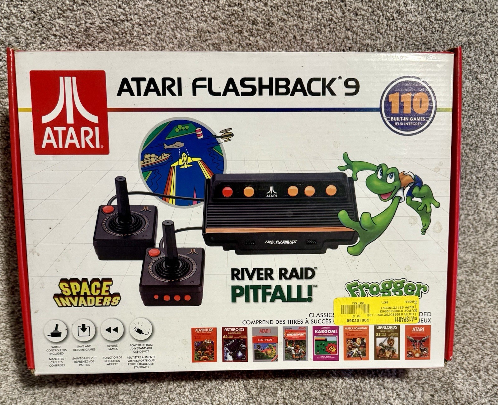 Atari Flashback 9 AR3230 Videogame Console w/ 110 Built in Games New (Open Box)