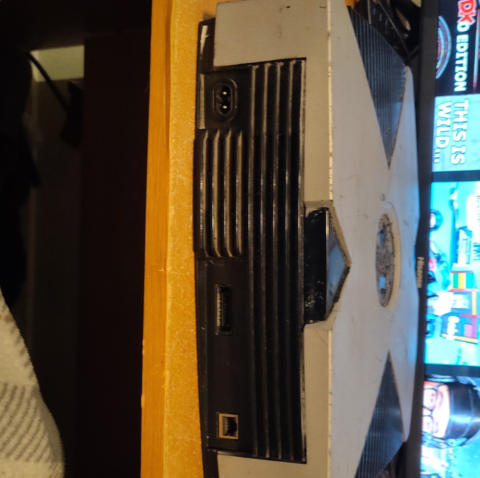 Microsoft Xbox Original Home Console Black Gray Component RCA Internet Browsing