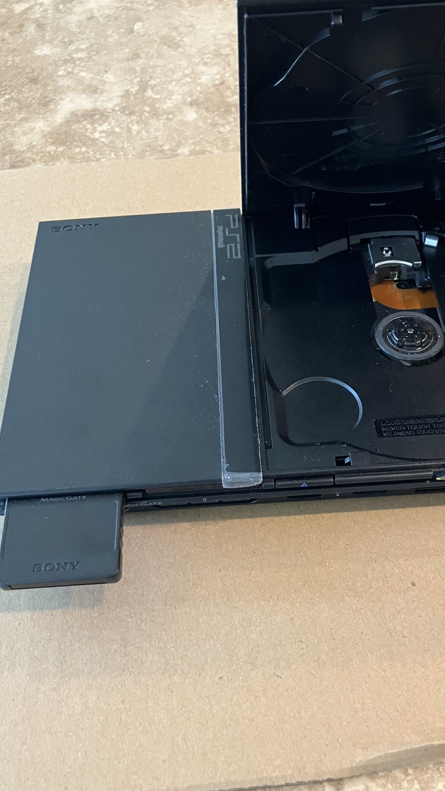 Sony PlayStation 2- Slim Console- SCHP-75001- cables, memory card, AC Adapter
