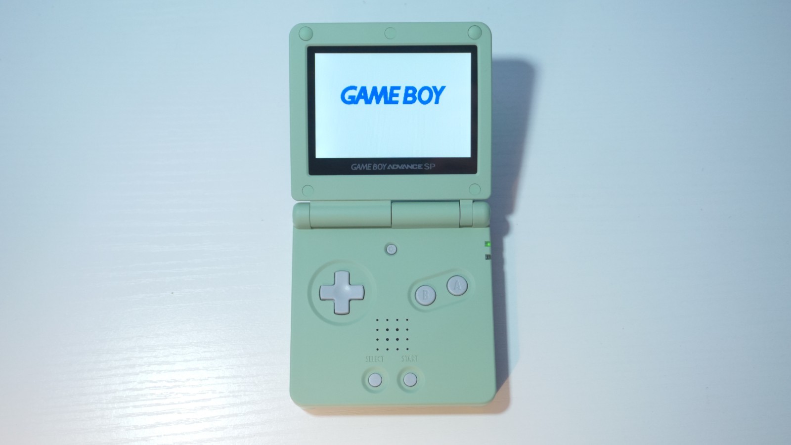 Matcha Green Nintendo Game Boy Advance SP GBA SP System with v5 IPS Screen