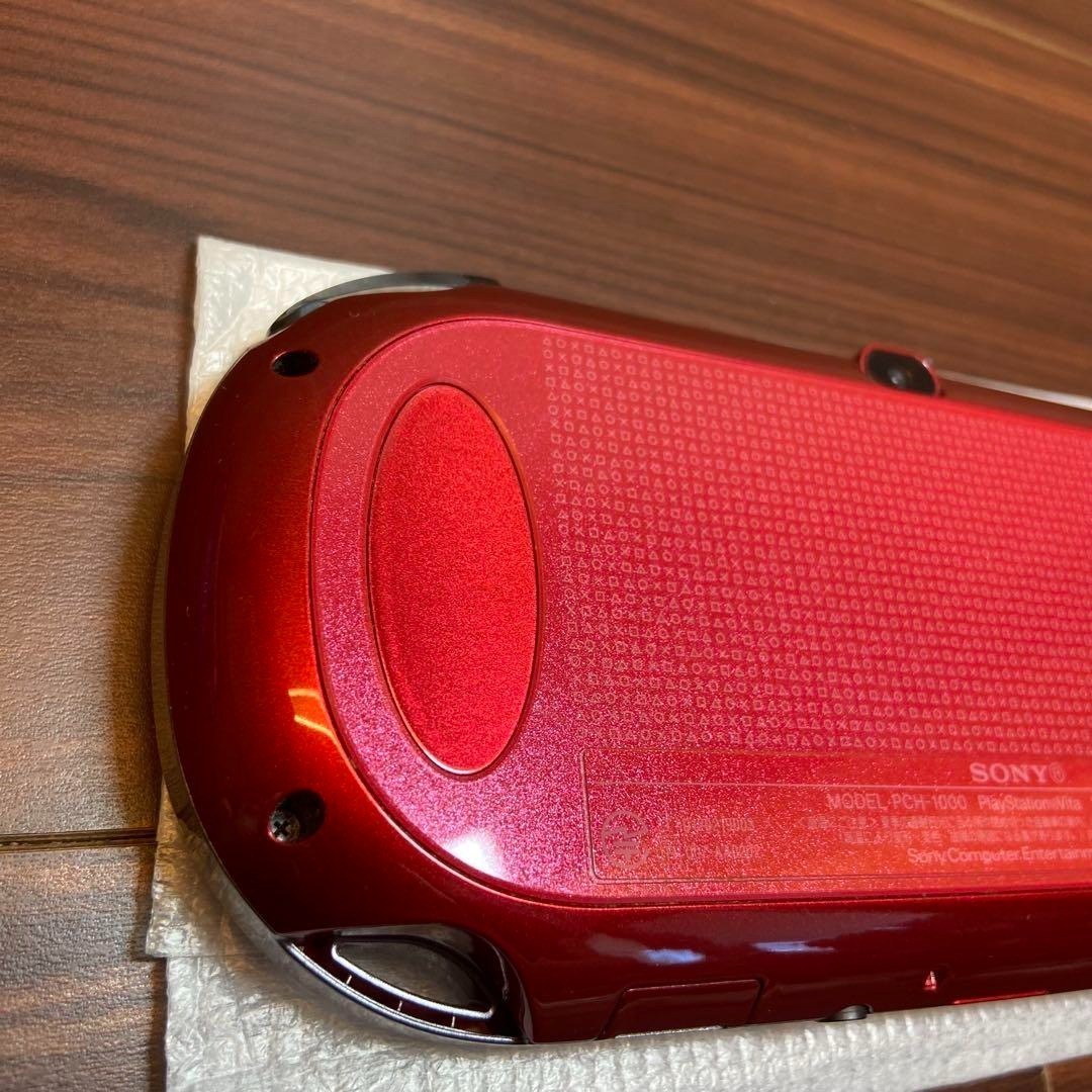 PSVita 1000 Cosmic Red Console 3686 From Japan
