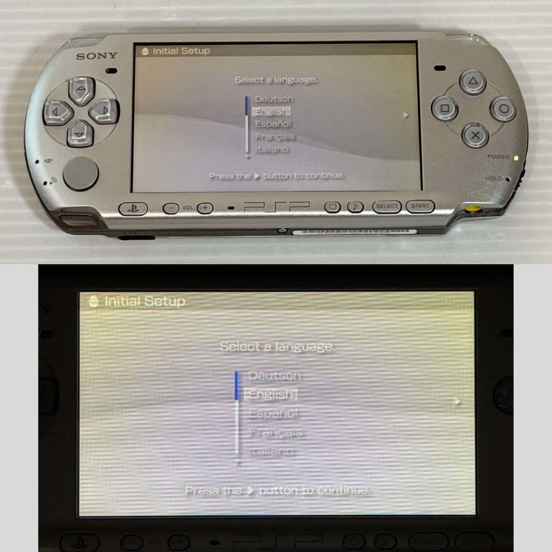 Sony PSP-3000 PSP 3000 Console Silver in Box VALUE PAK Region Free – Excellent