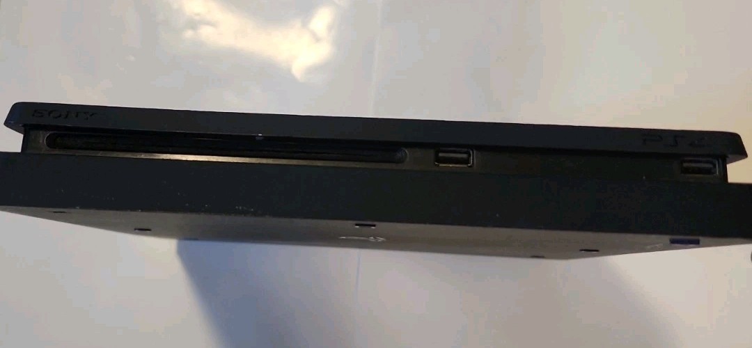 Sony Playstation 4 Slim (PS4) Black- Console Works- CD Drive Needs Repair Only