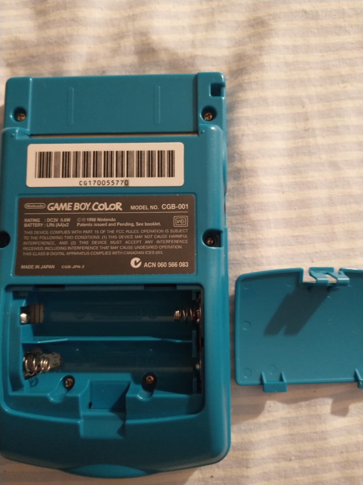Nintendo Game Boy Color Handheld Game Console – Teal