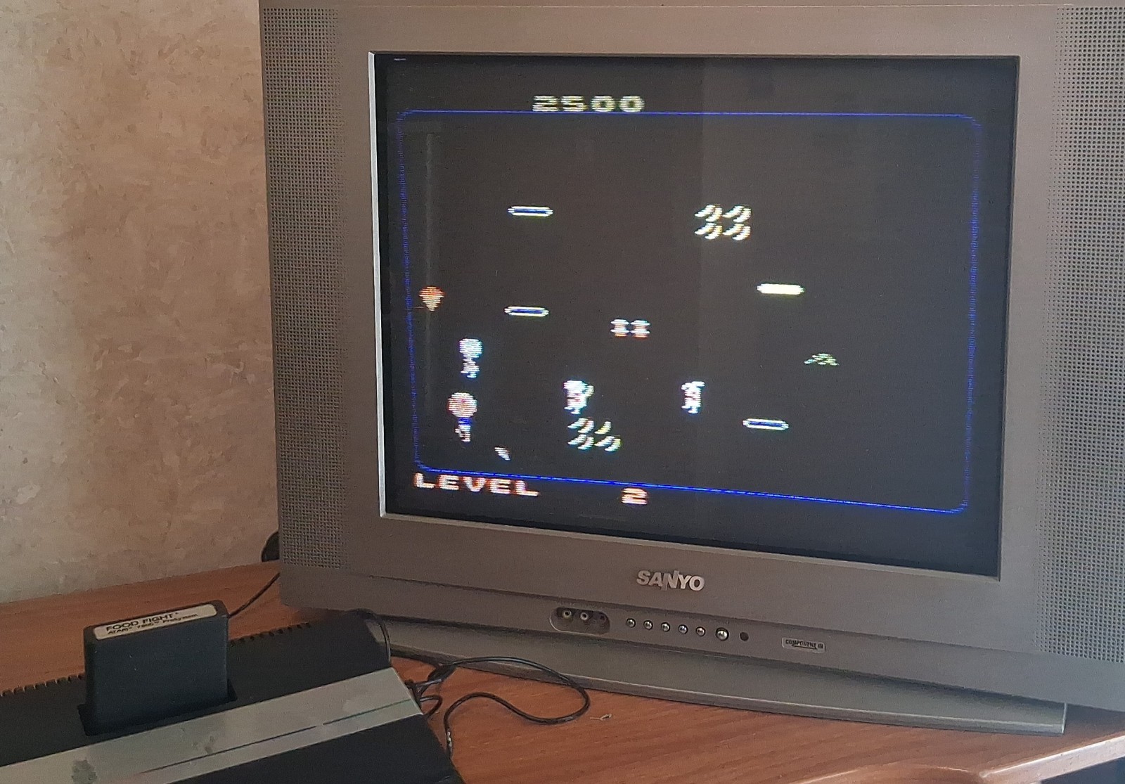 Atari 7800 Console + DigDug & Food Fight Tested SEE PICS/DESCRIPTION