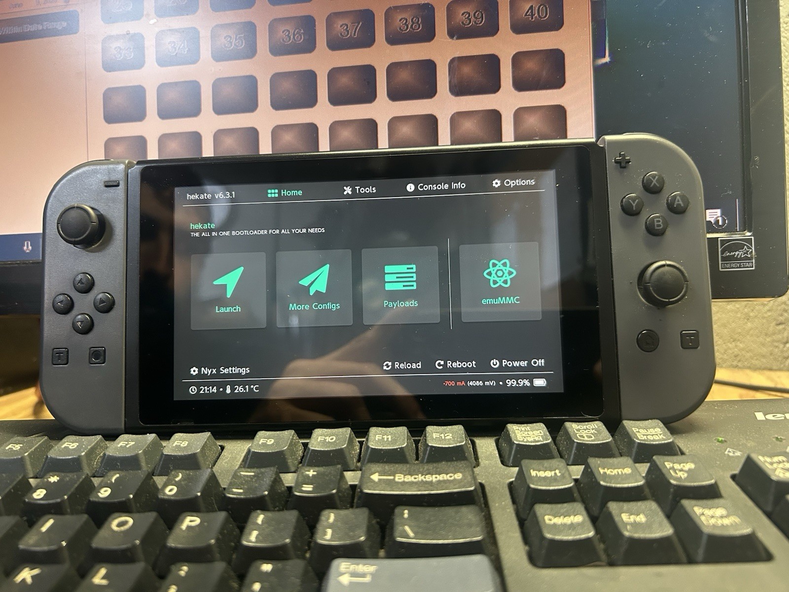 Nintendo Switch Handheld Console with 128GB Memory Card