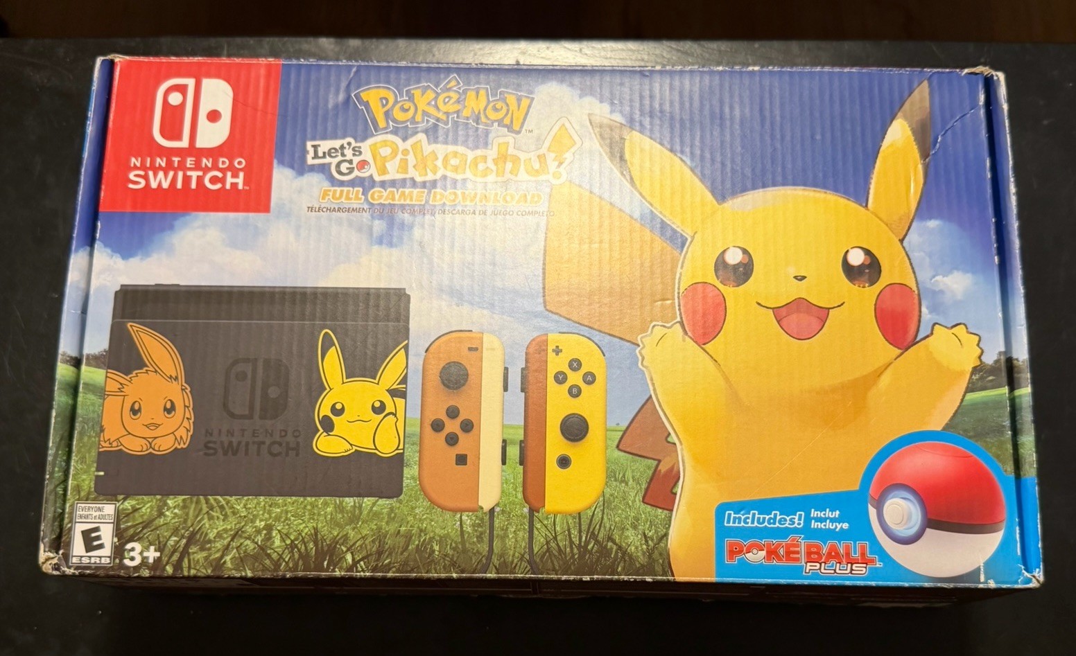 Rare Nintendo Switch Pokémon Lets Go Pickachu Eevee Limited Edition Console