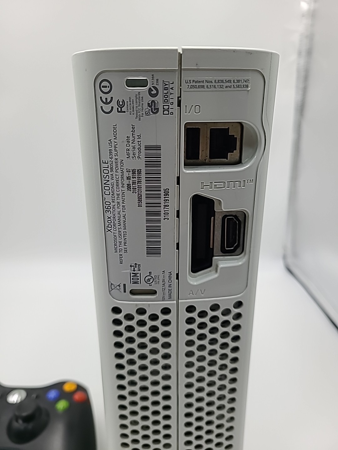 Microsoft Xbox 360 Pro 20GB Console – Matte White Cleaned New Thermal Paste