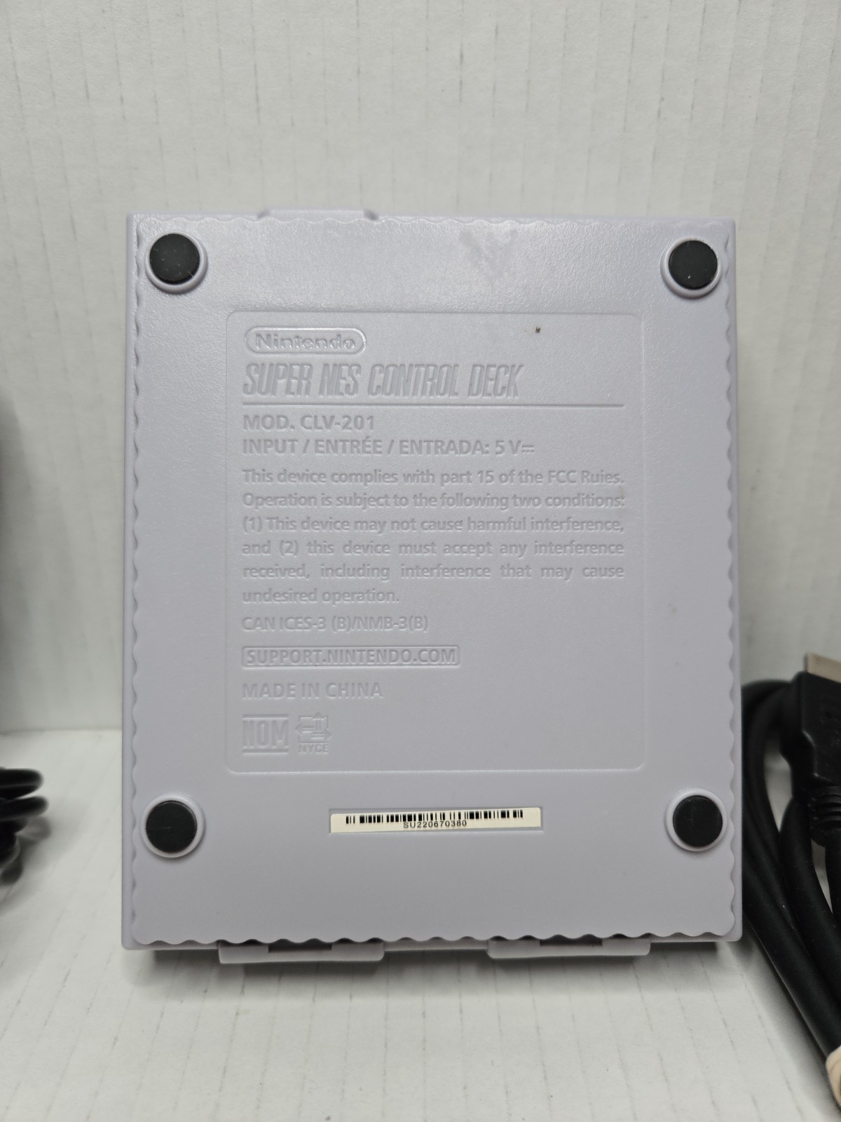 Nintendo Super NES Mini Classic Edition Control Deck – Gray