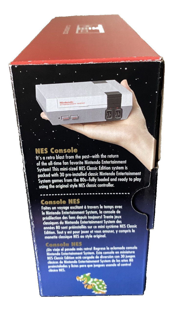 Authentic Nintendo Classic Edition NES Mini Game Console USA New Open Box READ